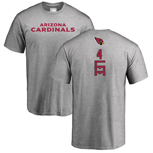 Arizona Cardinals Men Ash Andy Lee Backer NFL Football #4 T Shirt